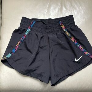 Girls’ Black Nike Athletic Shorts